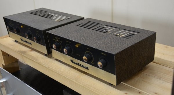 Heathkit EA-3 Stereo Tube Integrated Amplifier Pair Vintage Rare 14W EL84 Japan