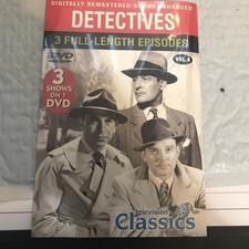 Detectives Television Classics: Vol. 4 DVD, 3 Episodes New/Sealed