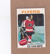 1975-76 O PEE CHEE HOCKEY ED VAN IMPE #38 FLYERS EX/EXMT *A38224