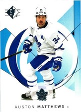 2024-25 Upper Deck SP Hockey BLUE Parallel Base Set #2 Auston Matthews