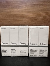 5 x The Ordinary Skincare Face Set Plant Squalane Caffeine Eye Serum Hyaluronic
