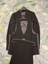 MOSS London Slim Fit Black 3 Piece Suit