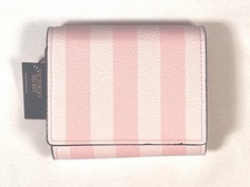 Portafoglio piccolo Victoria's Secret VS con zip Heritage Stripe