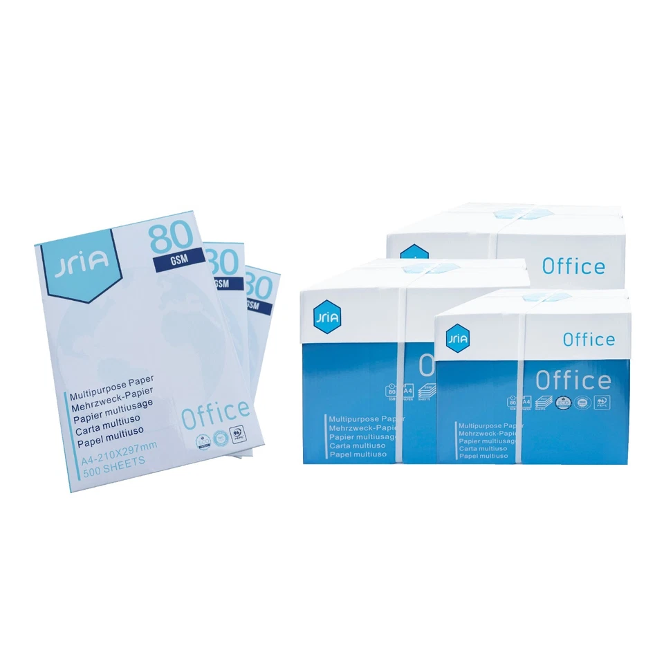 JRIA Home & Office Papier 80g/m² DIN-A4 Blatt CHP150 Allround Kopierpapier