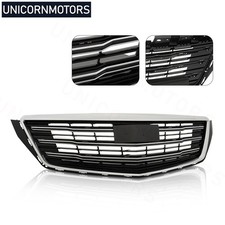Front Bumper Upper Grille Grill Fit Cadillac Xts 2018 2019 Blackchrome 84496433