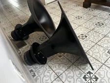 Renkus-Heinz CDT500 style Complex Conic Horns with coaxial drivers 8"