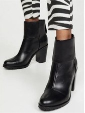 Rag Bone Newbury 2.0 Leather Ankle Bootie Black Sz 9.5 NWT