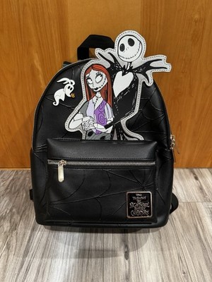 Disney Backpack Nightmare Before Christmas, TIM Burton Bioworld Loungefly. NEW!!