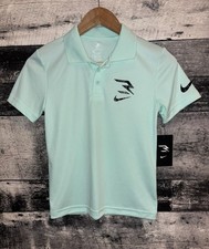 NEW Nike 3Brand Boys Mint Green Polo Shirt Size S Small 8/10