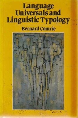 Language Universals and Linguistic Typology. Syntax and... - Bernard Comrie