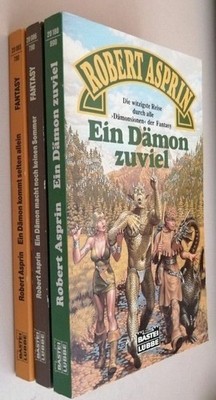 3x Robert Asprin - DÄMON Zyklus - Fantasy Taschenbücher - Bastei K460-6 Robert A