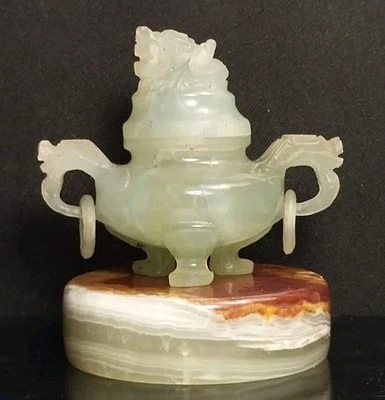 古董中国玉石香炉1900-1940 | eBay