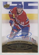 2015-16 Upper Deck GTS Overtime Rookies Gold Foil Charles Hudon #161 Auto 1c1
