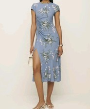 Reformation Frasier Dress Linda Blue Floral Size 12 NWT $248