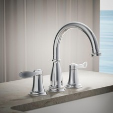 KOHLER K-T26428-4-CP Bellera Deck-Mount Bath Faucet Trim Polished Chrome