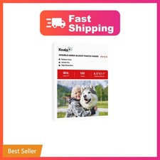 Koala Double sided Thick Glossy Photo Paper 8.5x11 Inch 80LB 100 Sheets 300...