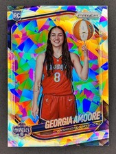 2025 Panini WNBA Prizm GEORGIA AMOORE Rookie Silver Ice #140 Mystics (B)