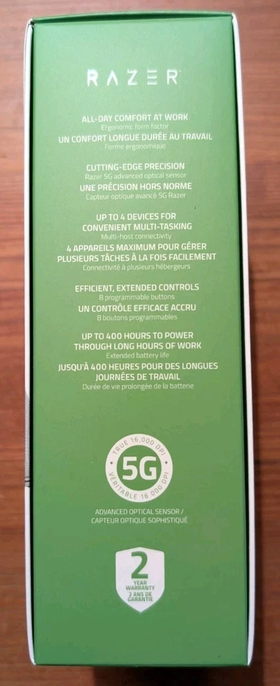 Razer Pro Click Humanscale Wireless Mouse: Pro-Click Ergonomic Form Factor - Image 4 of 4