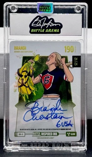 Bo Jackson battle Arena - Alpha Set - Brandi Chastain BFA-12 Autograph Auto /25