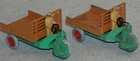 Vintage Dinky 2x No. 342 MOTOCARTs in sound original condition.