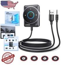 Bluetooth 5.4 Car Adapter, High-Fidelity Audio, Noise Cancellation, Plug  Pl...