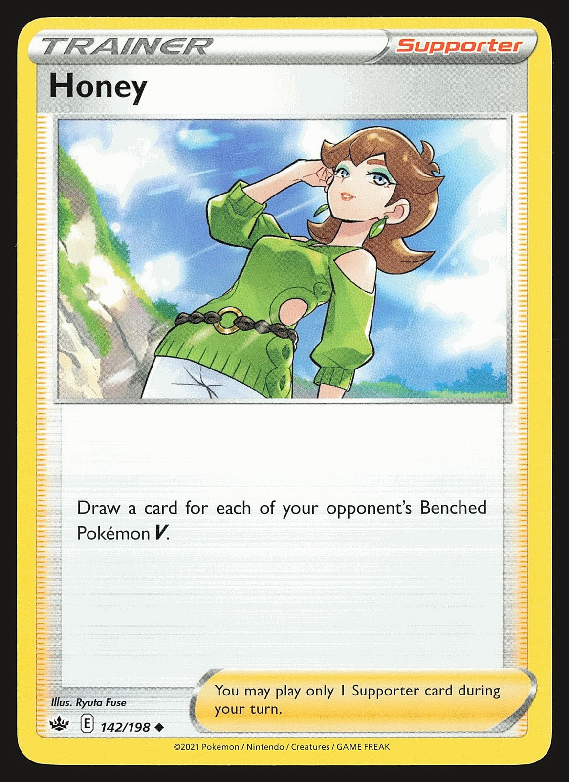 SWSH06: Chilling Reign Honey #142/198 Uncommon Pokemon Card