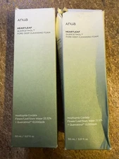 2ct Anua 5.07oz Heartleaf Quercetinol Pore Deep Cleansing Foam Exp 11/2026