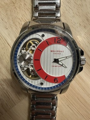 Wolfpoint Chicago Cubs Wrigley Field Edition Men's Japan Movement 45mm