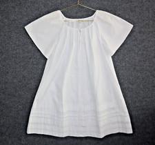 Madewell Dress Women S White Poplin Flutter Sleeve Pintuck Mini Pleat NEW NWT