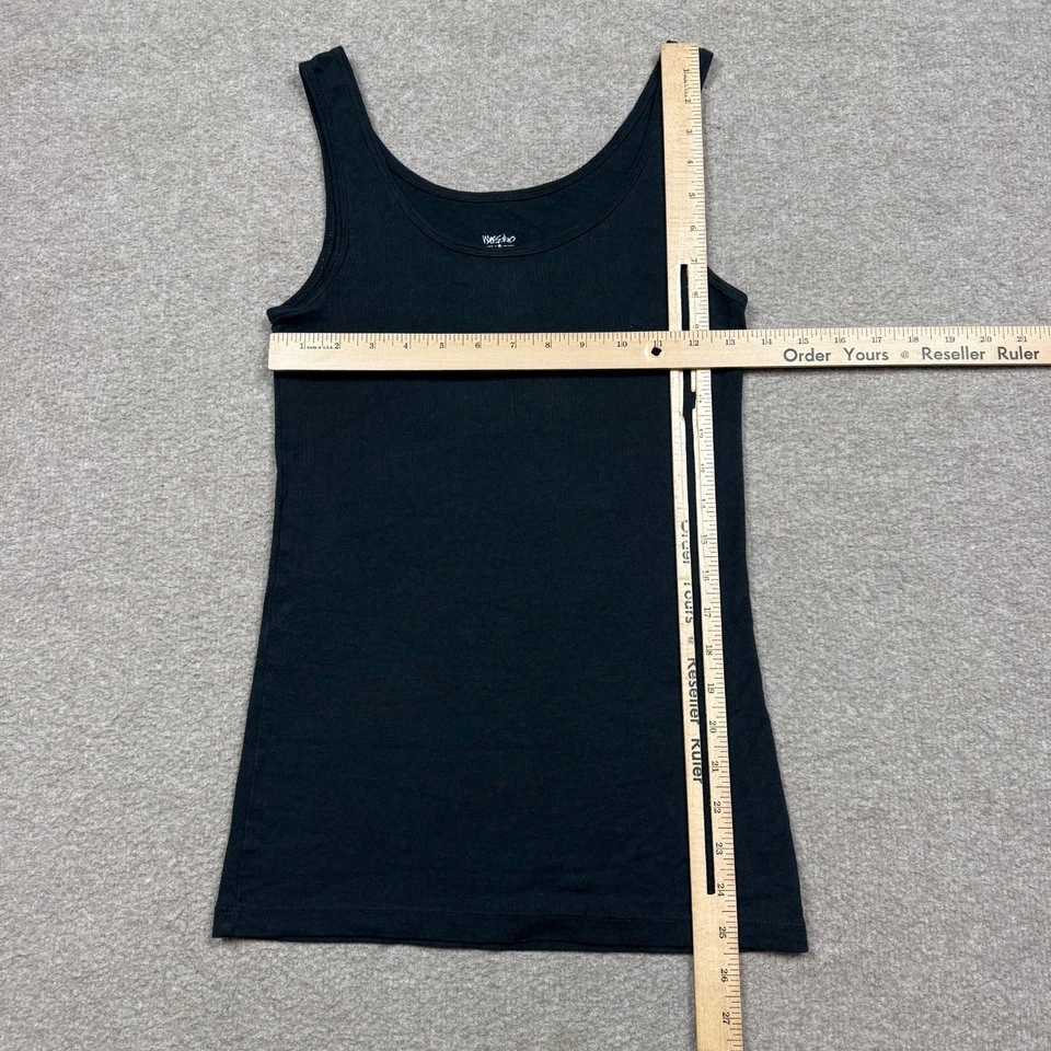Camisa para mujer Mossimo talla M negra sin mangas Babydoll vintage Y2K de colección Foto 3 de 4