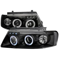 Spec-D Tuning LHP-PAS97JM-TM Halo LED Projector Headlight for 97 to 00 Volksw...