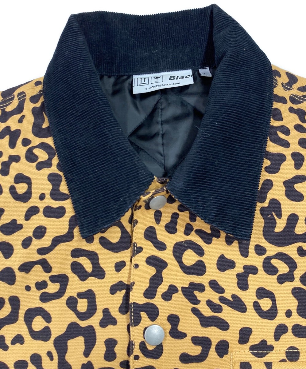 BlackEyePatch LEOPARD DUCK JACKET | eBay