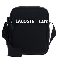 Lacoste Neocroc Seasonal Vertical Camera Bag UmhäNgetasche Tape Noir Schwarz Neu