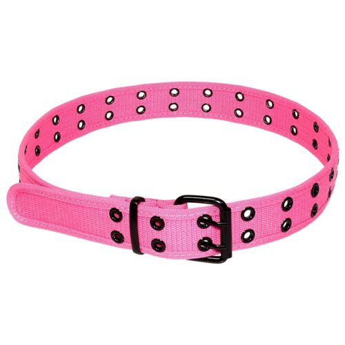 Canvas 2 holes Double Rows Grommet Hole Belt Fabric Military web belt - Picture 19 of 33