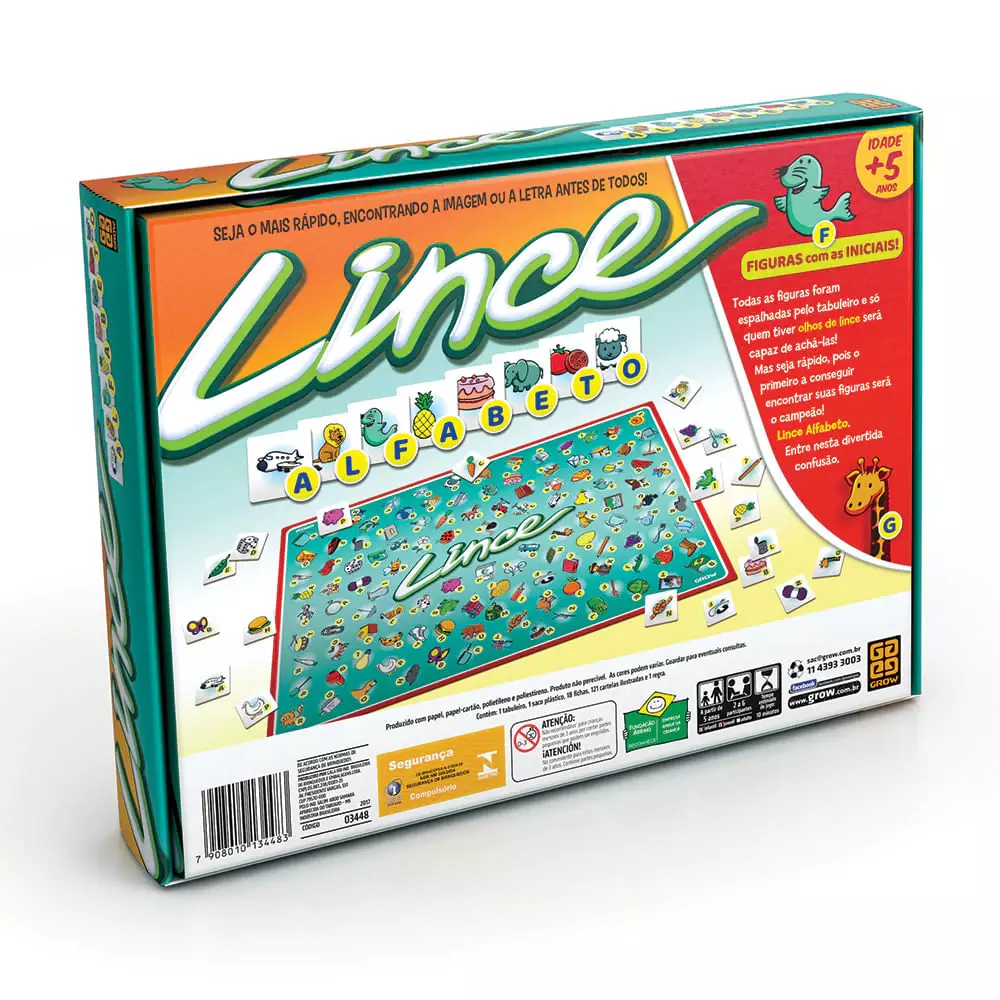 Jogo Lince Alfabeto - Loja Grow