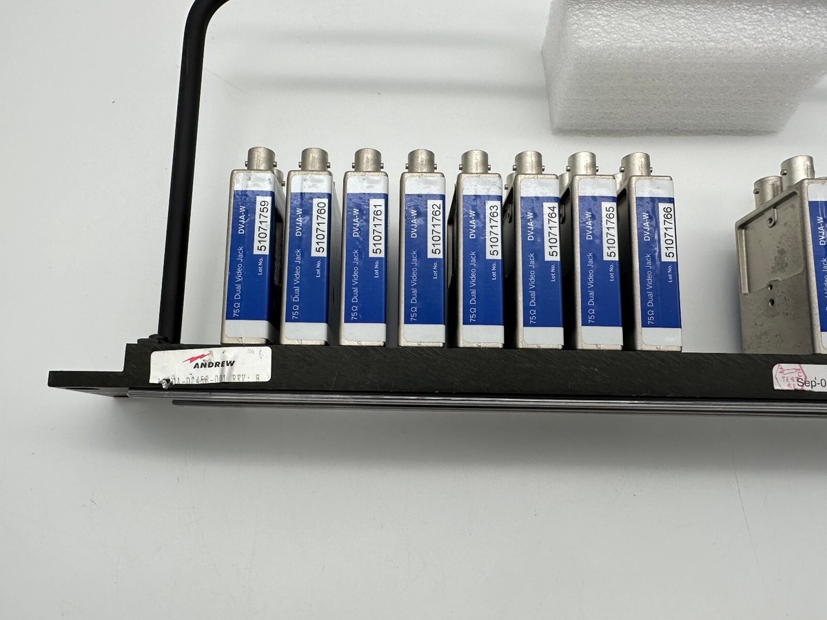 Canare 16x DVJ-W 75 Ohm Dual Video Jack Patchbay Rack Mount | eBay