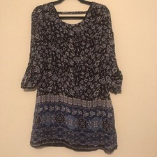 Speechless Floral Navy Shift Dress