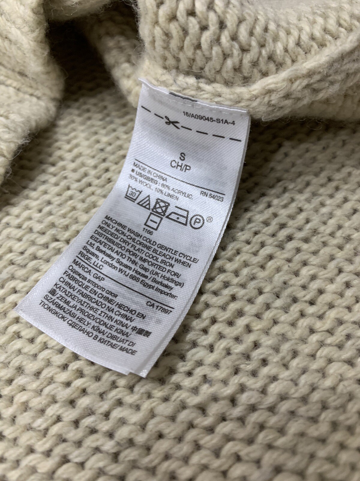 Gap Sweater Wool Small - image 7