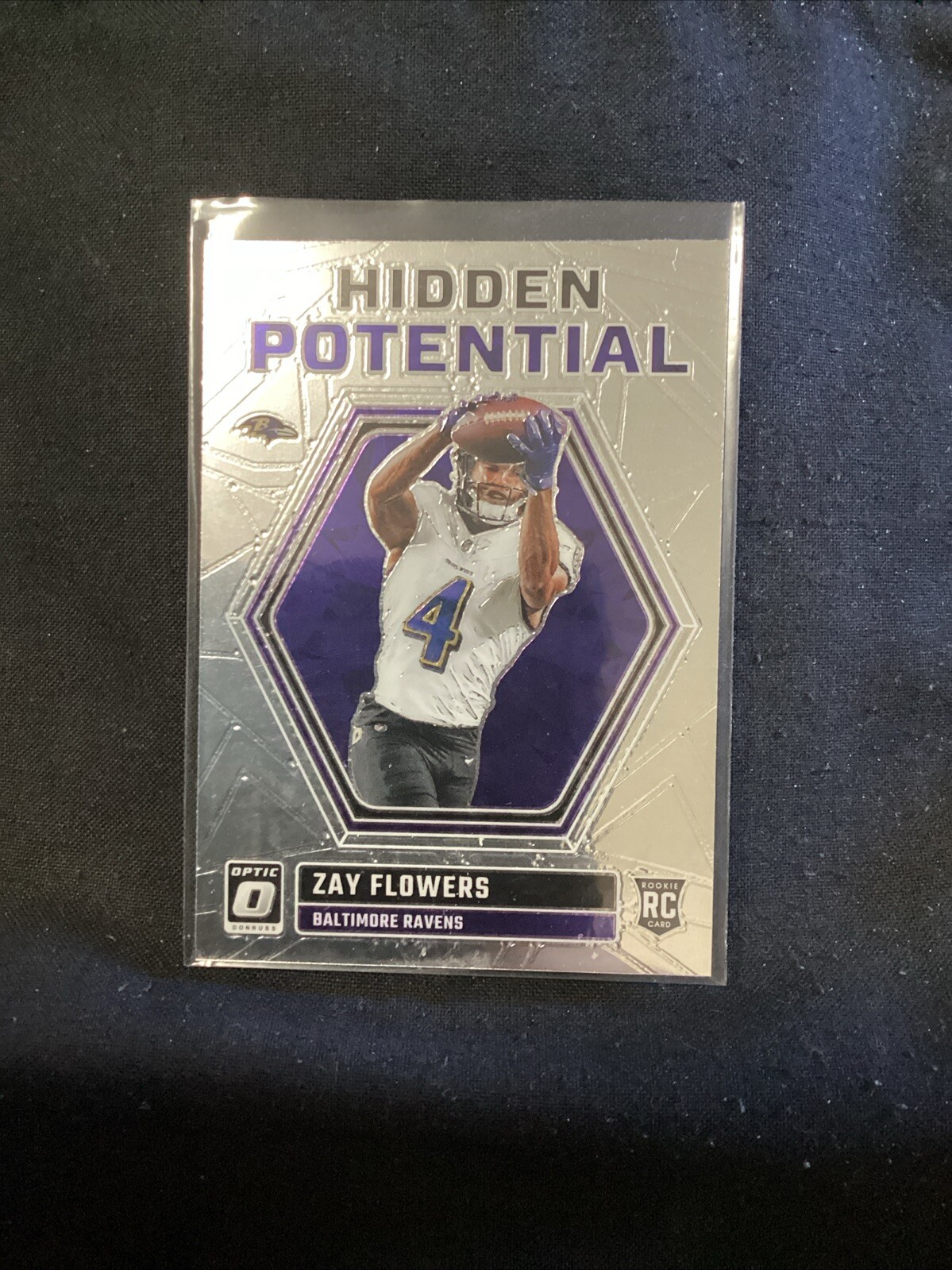 2023 Donruss Optic Zay Flowers Hidden Potential #HP-ZF Rookie Ravens         A21