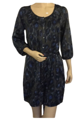 EUC Express Animal Print Shirt Dress - Size Small