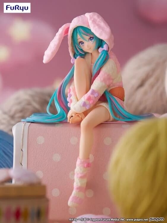 vocaloid Hatsune Miku Noodle Stopper Rabbit Ear Hood Ver figure