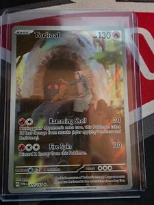 Torkoal 172/167 S&V Twilight Masquerade Illustration Rare TWM Pokemon Card NM