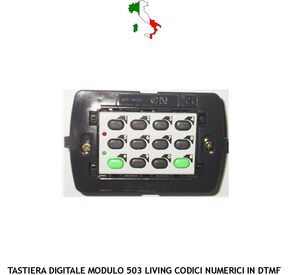 Tastiera Digitale Ricambio Elaboratore SL-EBS Mod 503 Sicurezza Allarme
