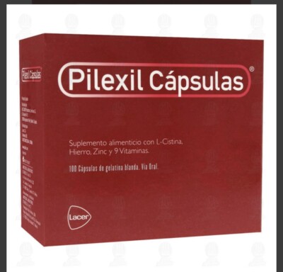 Pilexil Food Supplement 100 Capsules Brand New.