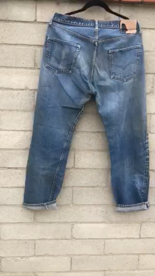 Vintage LEVIS 501 S SELVEDGE JEANS BIG E Button Fly RARE Vintage LEVIS 501 S SELVEDGE JEANS BIG E Button Fly RARE