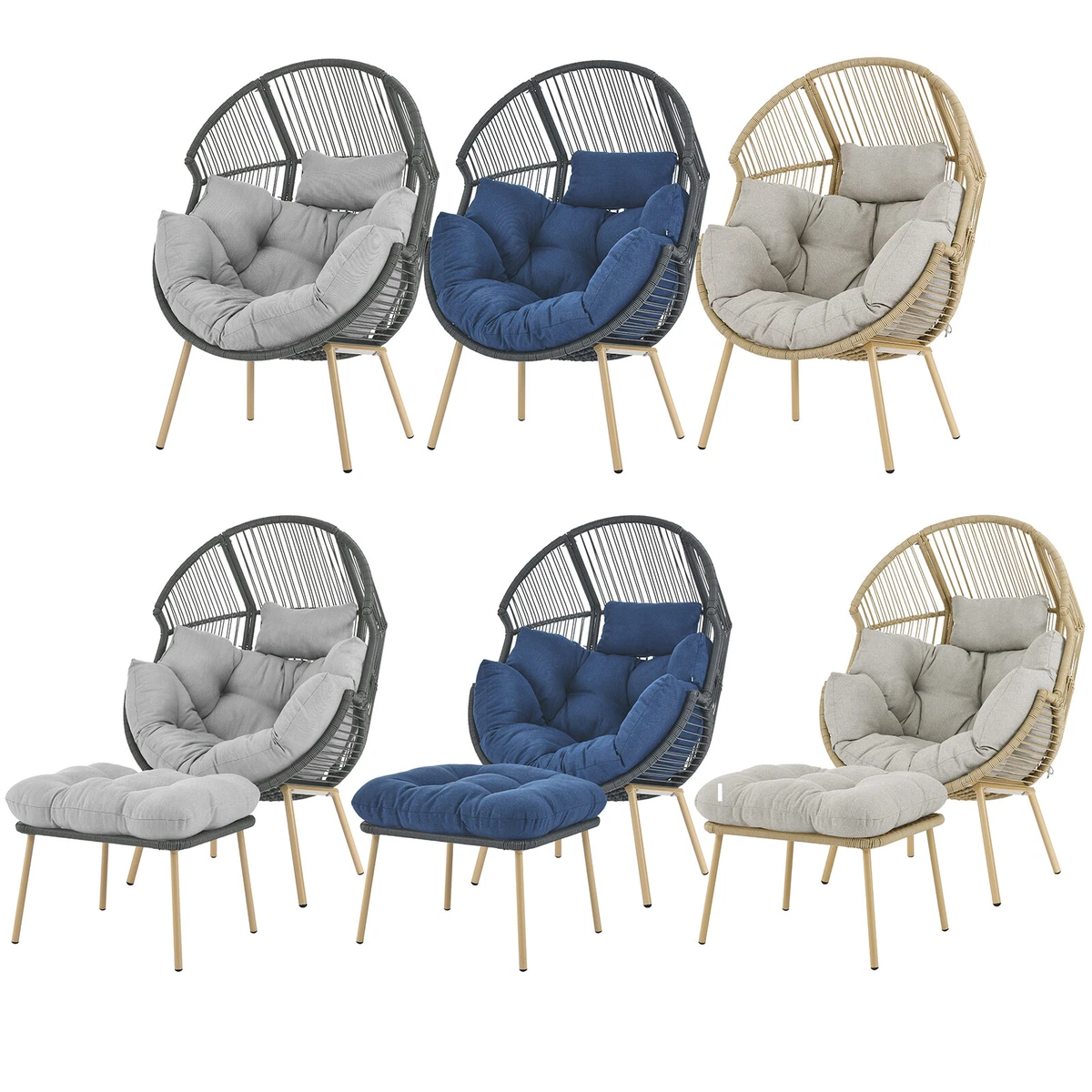 Outdoor Patio Egg Chair Hanging Egg Chair Oversized Egg Chair