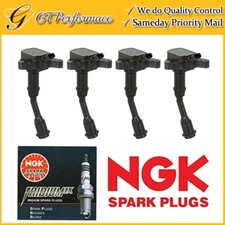 Quality Ignition Coil & NGK Spark Plug 4PCS Set for Ford Escape Fusion 1.5L