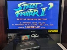Street Fighter II: Special Champion Edition (Sega Genesis, 1993) Tested Working