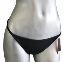 Victorias Secret VS Menton Itsy Bikini Swim Bottom Black M Nwt