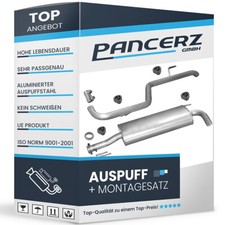 Endschalldämpfer für Mercedes Vito V200 V230 2.0 2.3 1996-2003